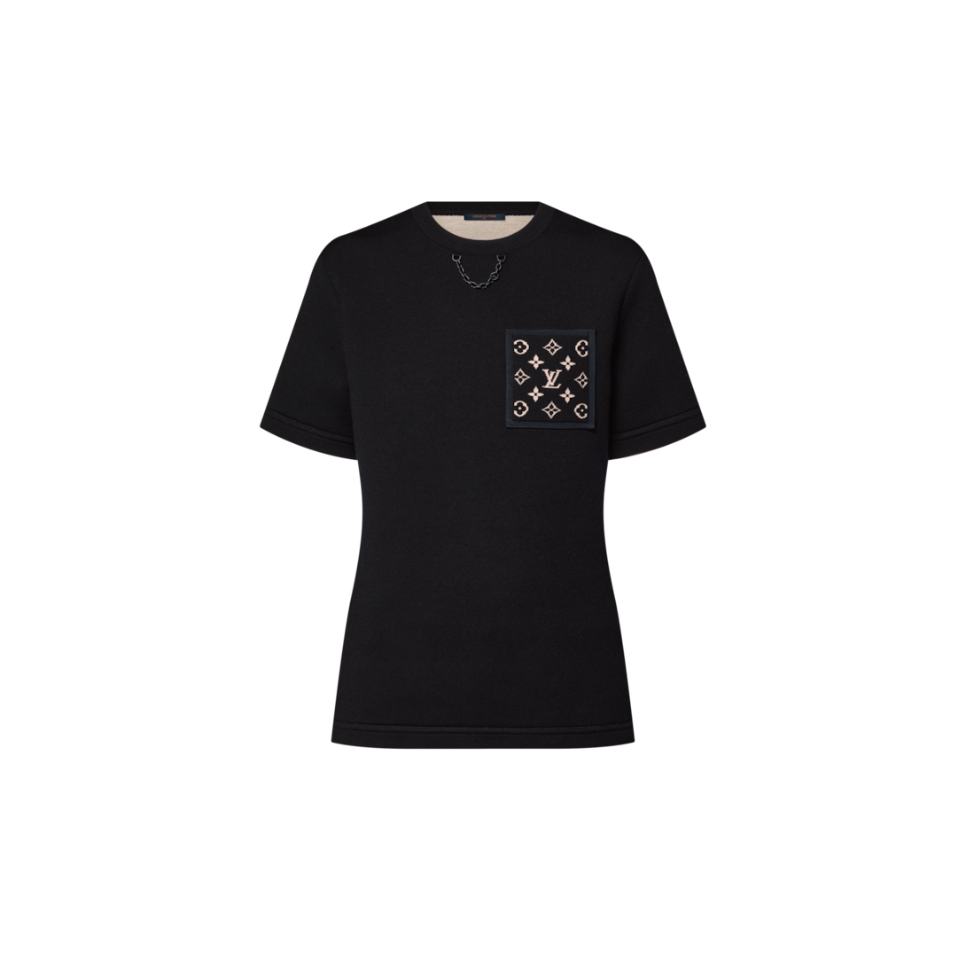 LOUIS VUITTON 両面ブラック Tシャツ M louis-vuitton--